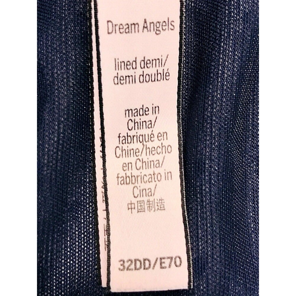 Victoria's Secret 32DD Bra Dream Angel Corset Lined Demi Double Bustier Lace - Picture 3 of 12